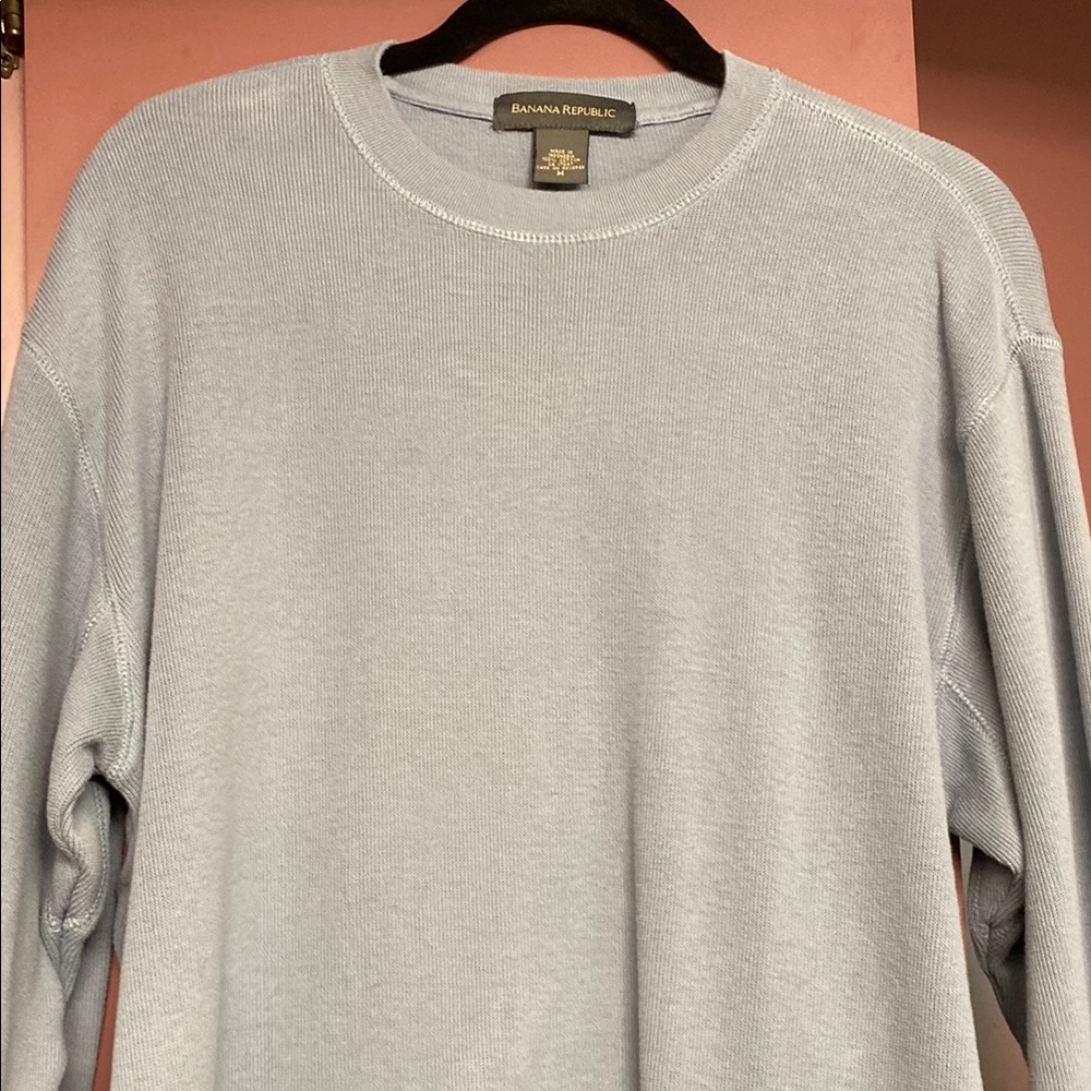 Banana Republic Men's Wedgewood Blue Sweater